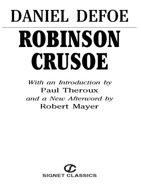 Cover image for book Robinson Crusoe