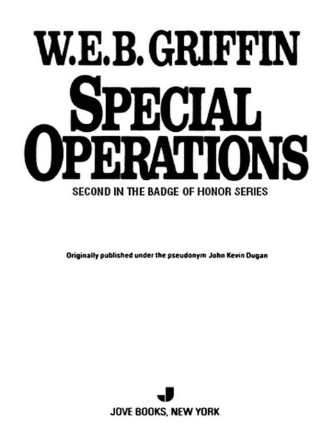 Cover image for book Special Operations