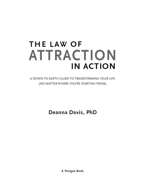 Cover image for book The Law of Attraction in Action