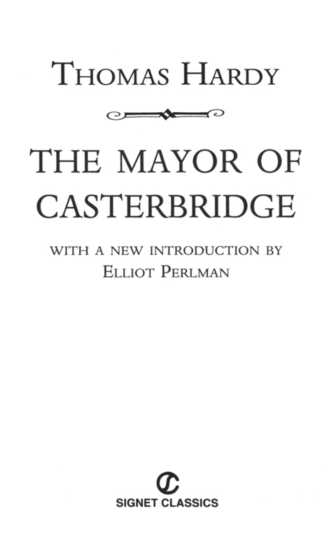 Cover image for book The Mayor of Casterbridge