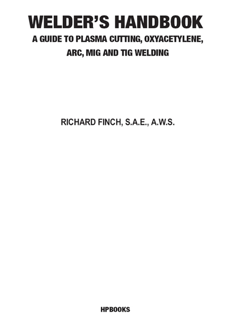 Cover image for book Welder's Handbook