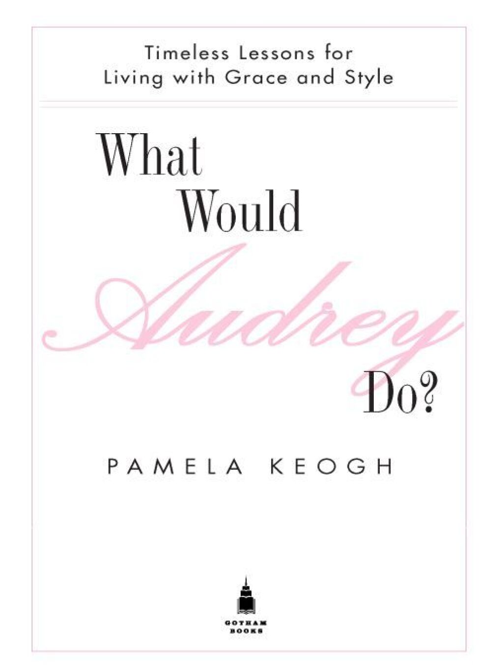 Reflowable What Would Audrey Do?; $16.64