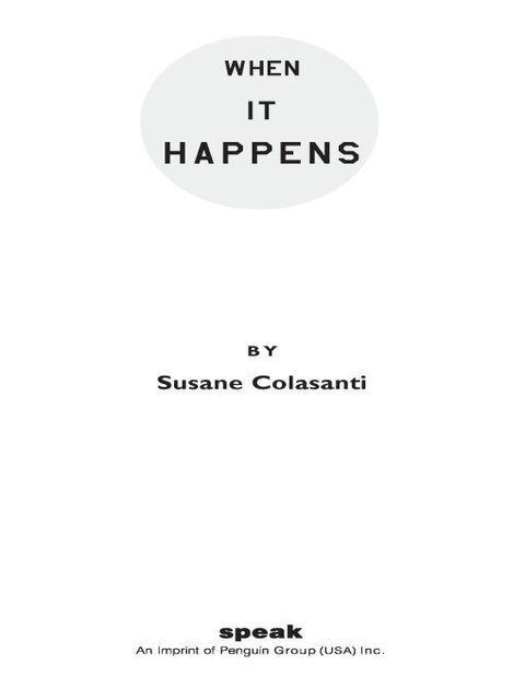 Cover image for book When It Happens