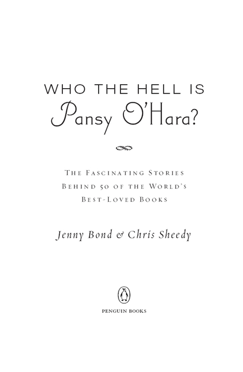 Cover image for book Who the Hell Is Pansy O'Hara?