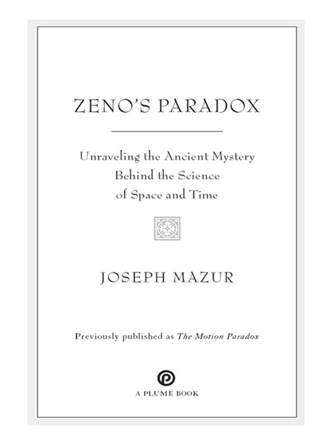 Cover image for book Zeno's Paradox