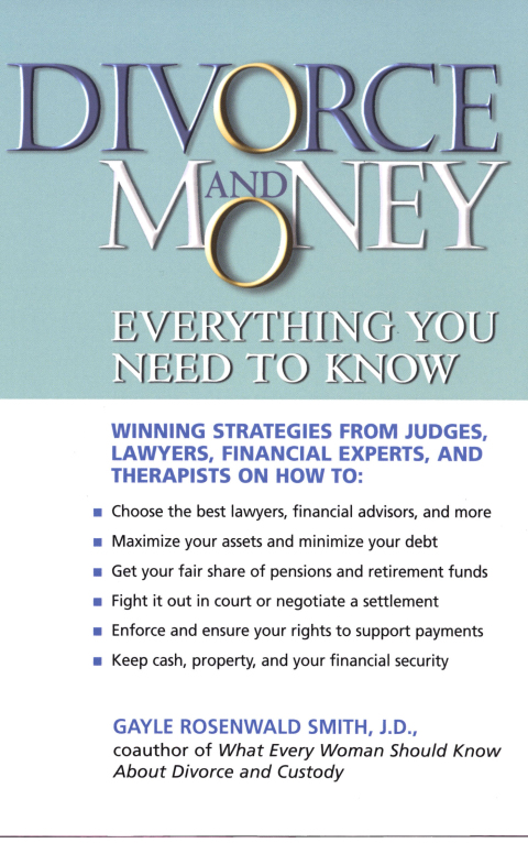 Cover image for book Divorce and Money