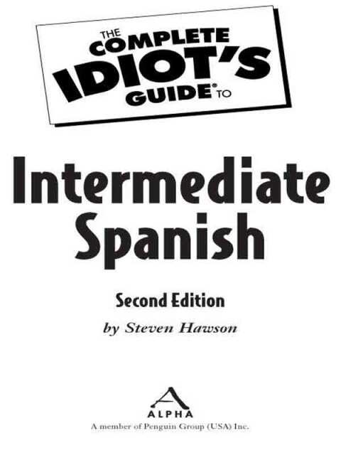 Cover image for book The Complete Idiot's Guide to Intermediate Spanish