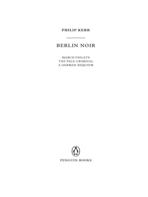 Cover image for book Berlin Noir
