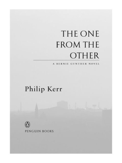 Cover image for book The One from the Other