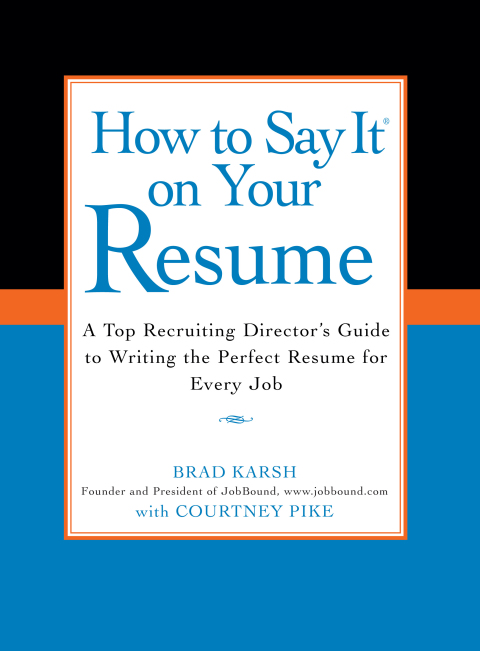 Cover image for book How to Say It on Your Resume