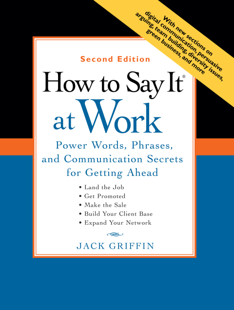 Cover image for book How to Say It® at Work