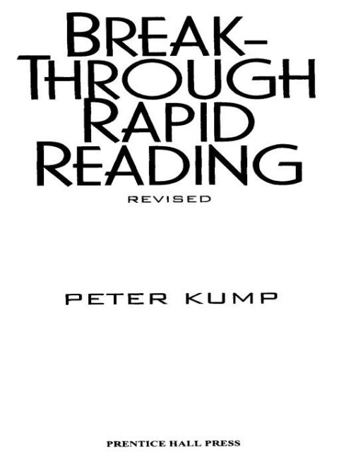 Cover image for book Breakthrough Rapid Reading