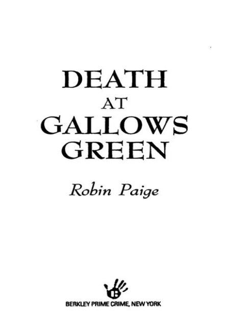 Cover image for book Death at Gallows Green