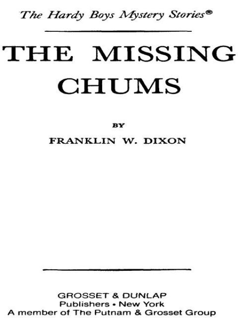 Cover image for book Hardy Boys 04: The Missing Chums
