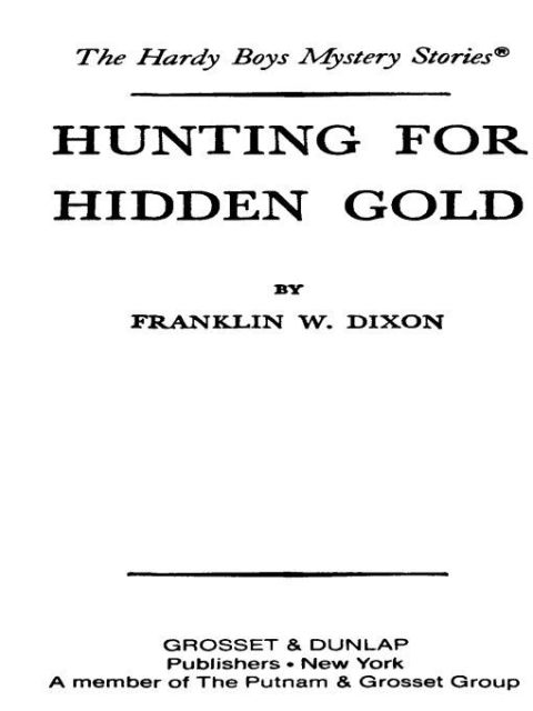 Cover image for book Hardy Boys 05: Hunting for Hidden Gold