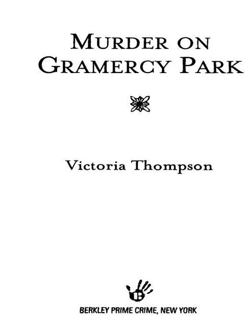 Cover image for book Murder on Gramercy Park
