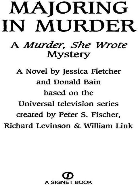 Cover image for book Murder, She Wrote: Majoring in Murder
