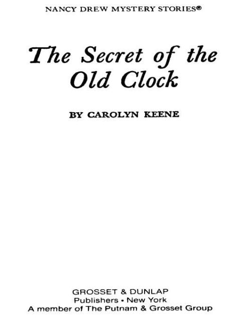 Cover image for book The Secret of the Old Clock
