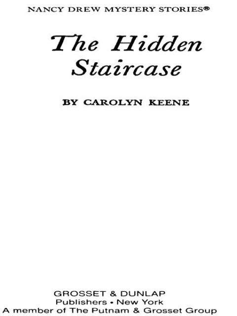 Cover image for book Nancy Drew 02: The Hidden Staircase
