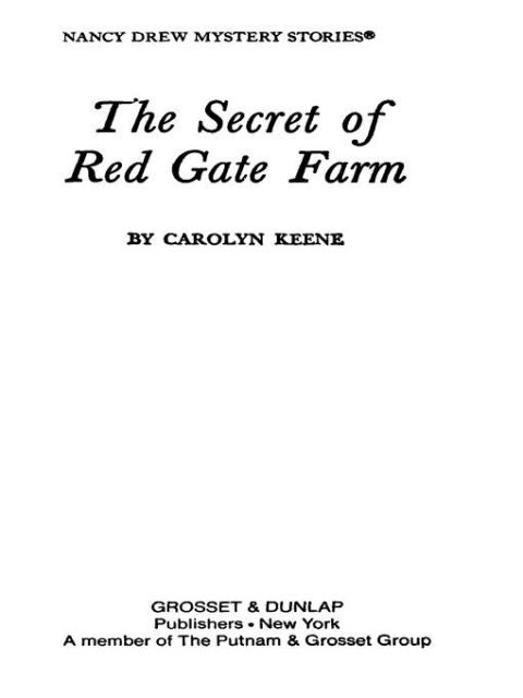 Cover image for book Nancy Drew 06: The Secret of Red Gate Farm