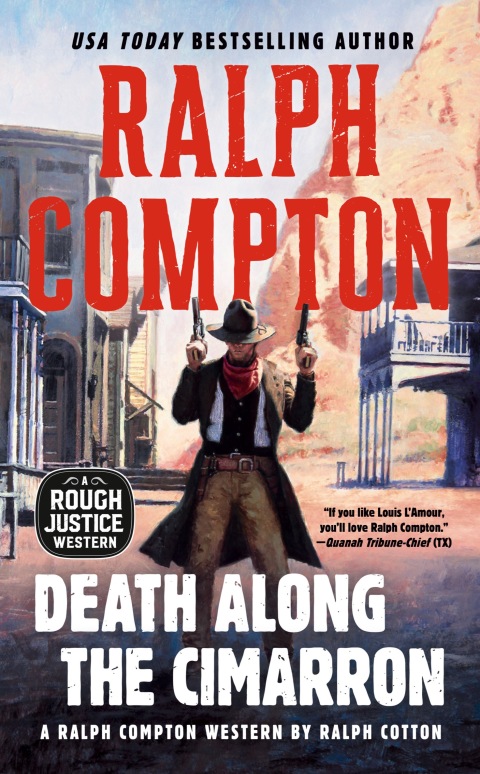 Cover image for book Ralph Compton Death Along the Cimarron