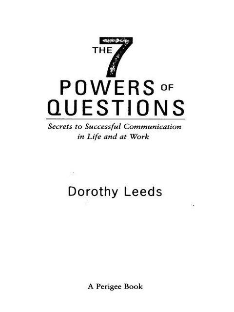 Cover image for book The 7 Powers of Questions