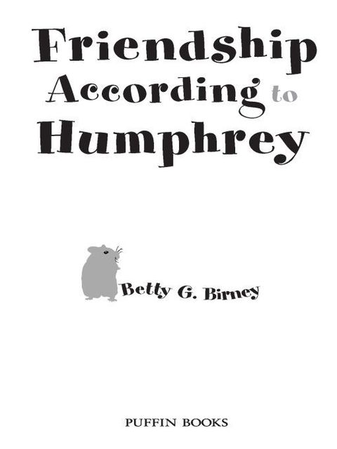 Cover image for book Friendship According to Humphrey