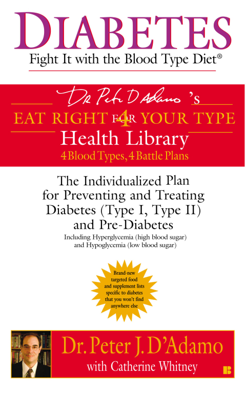 Cover image for book Diabetes: Fight It with the Blood Type Diet