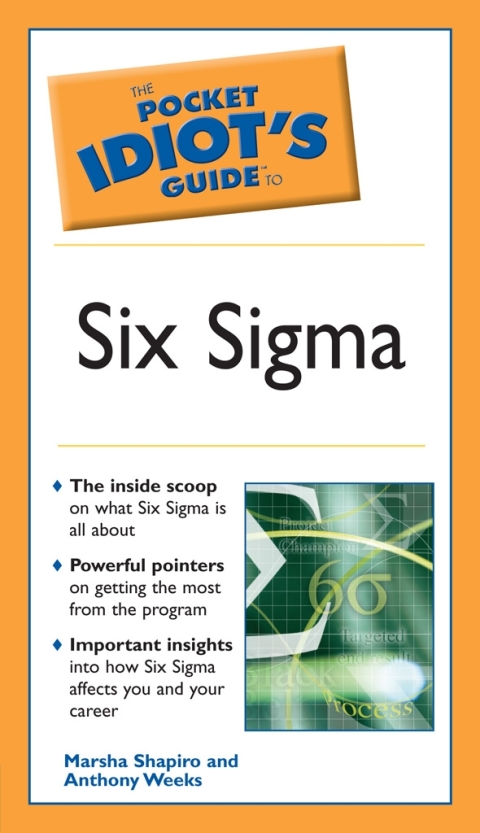 Cover image for book The Pocket Idiot's Guide to Six Sigma