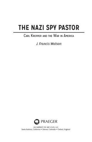 The Nazi Spy Pastor