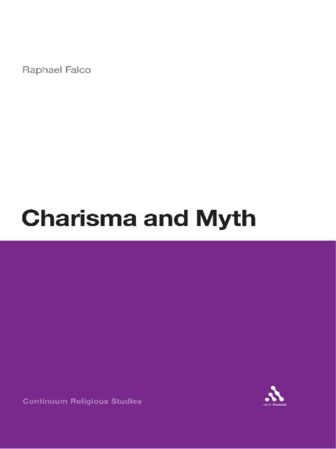 Cover image for book Charisma and Myth
