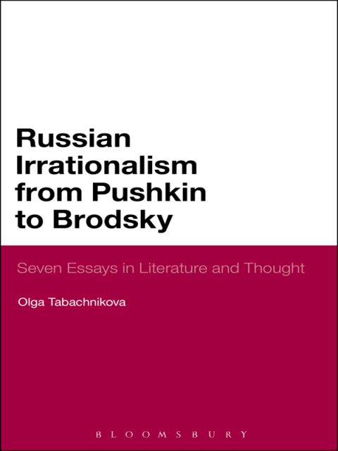 Cover image for book Russian Irrationalism from Pushkin to Brodsky