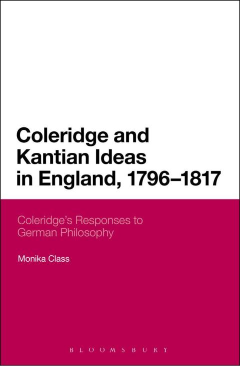 Cover image for book Coleridge and Kantian Ideas in England, 1796-1817