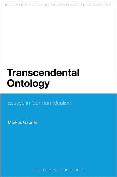 Cover image for book Transcendental Ontology