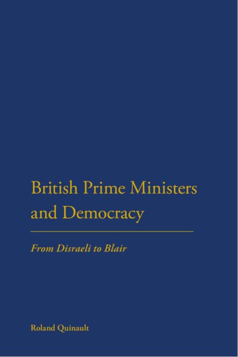 Cover image for book British Prime Ministers and Democracy