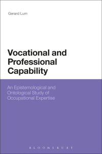 Cover image: Vocational and Professional Capability 1st edition 9781441158451