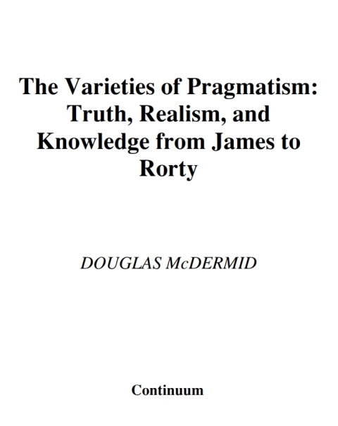 Cover image for book The Varieties of Pragmatism