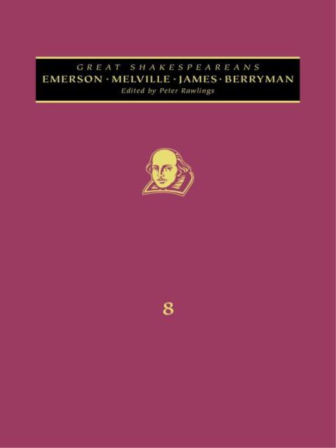 Cover image for book Emerson, Melville, James, Berryman