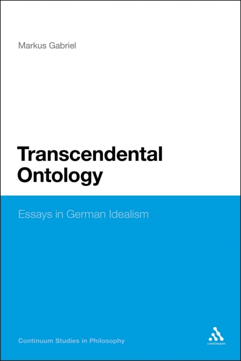 Cover image for book Transcendental Ontology