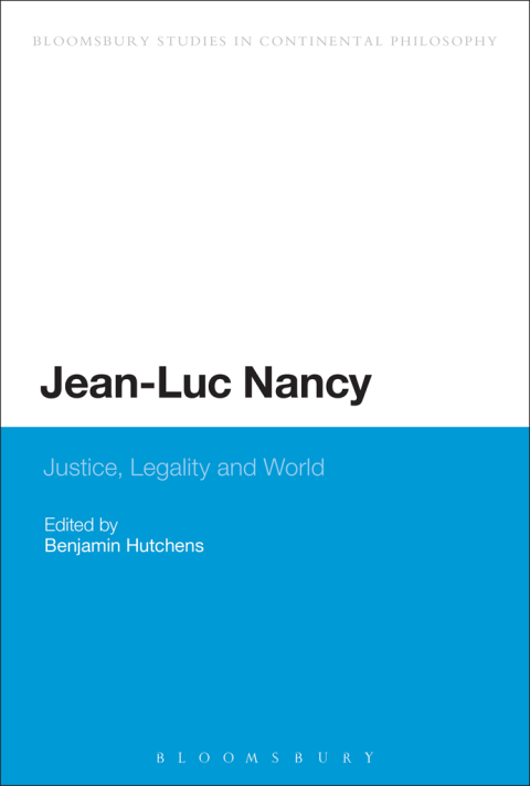 Cover image for book Jean-Luc Nancy