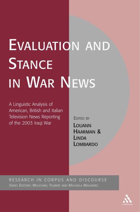 Cover image for book Evaluation and Stance in War News