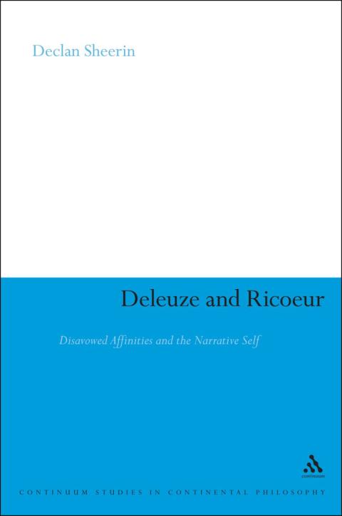 Cover image for book Deleuze and Ricoeur