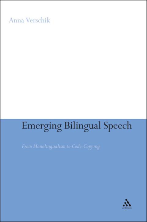 Cover image for book Emerging Bilingual Speech