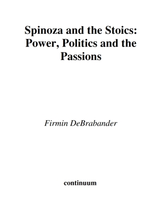 Spinoza and the Stoics