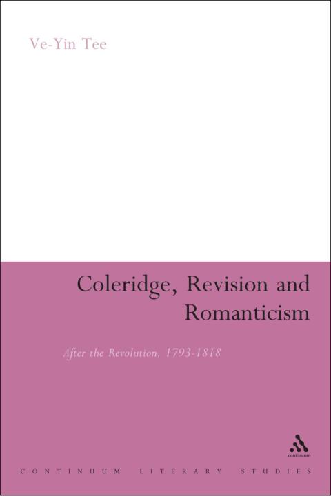Cover image for book Coleridge, Revision and Romanticism