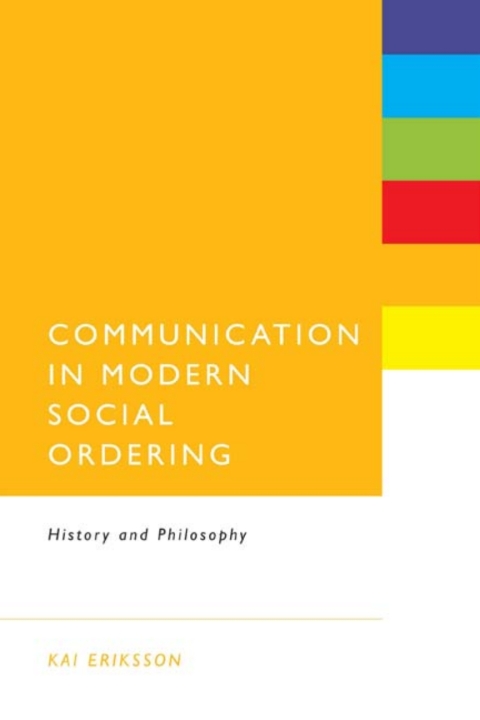Cover image for book Communication in Modern Social Ordering