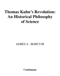 Cover image: Thomas Kuhn's Revolution 1st edition 9780826434463
