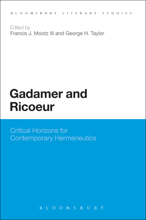 Cover image for book Gadamer and Ricoeur