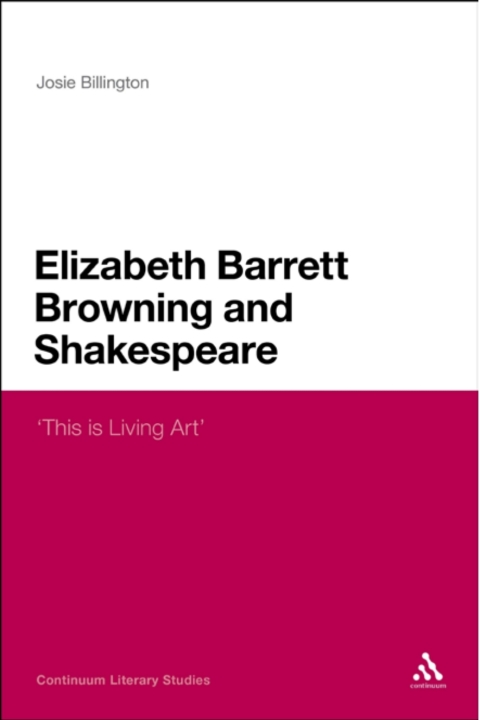 Cover image for book Elizabeth Barrett Browning and Shakespeare