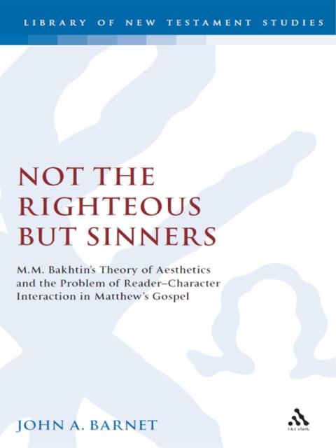 Cover image for book Not the Righteous but Sinners